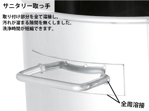 SMA-CTH】サニタリー密閉容器(クリップ式)(SMA-CTH-24 : 容量 SMA-CTH】サニタリー密閉容器(クリップ式)(SMA-CTH-24 : 容量