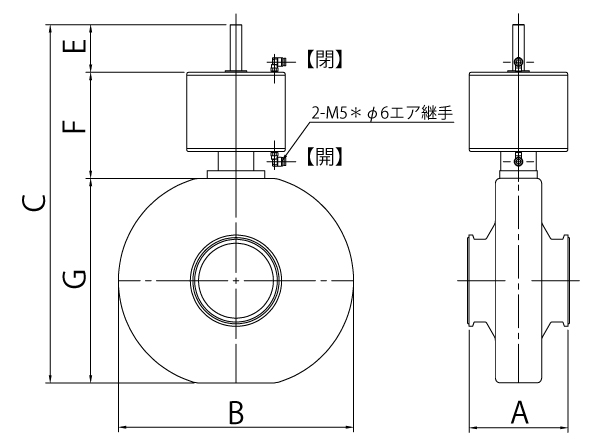 SPV-PA-4S寸法参考図