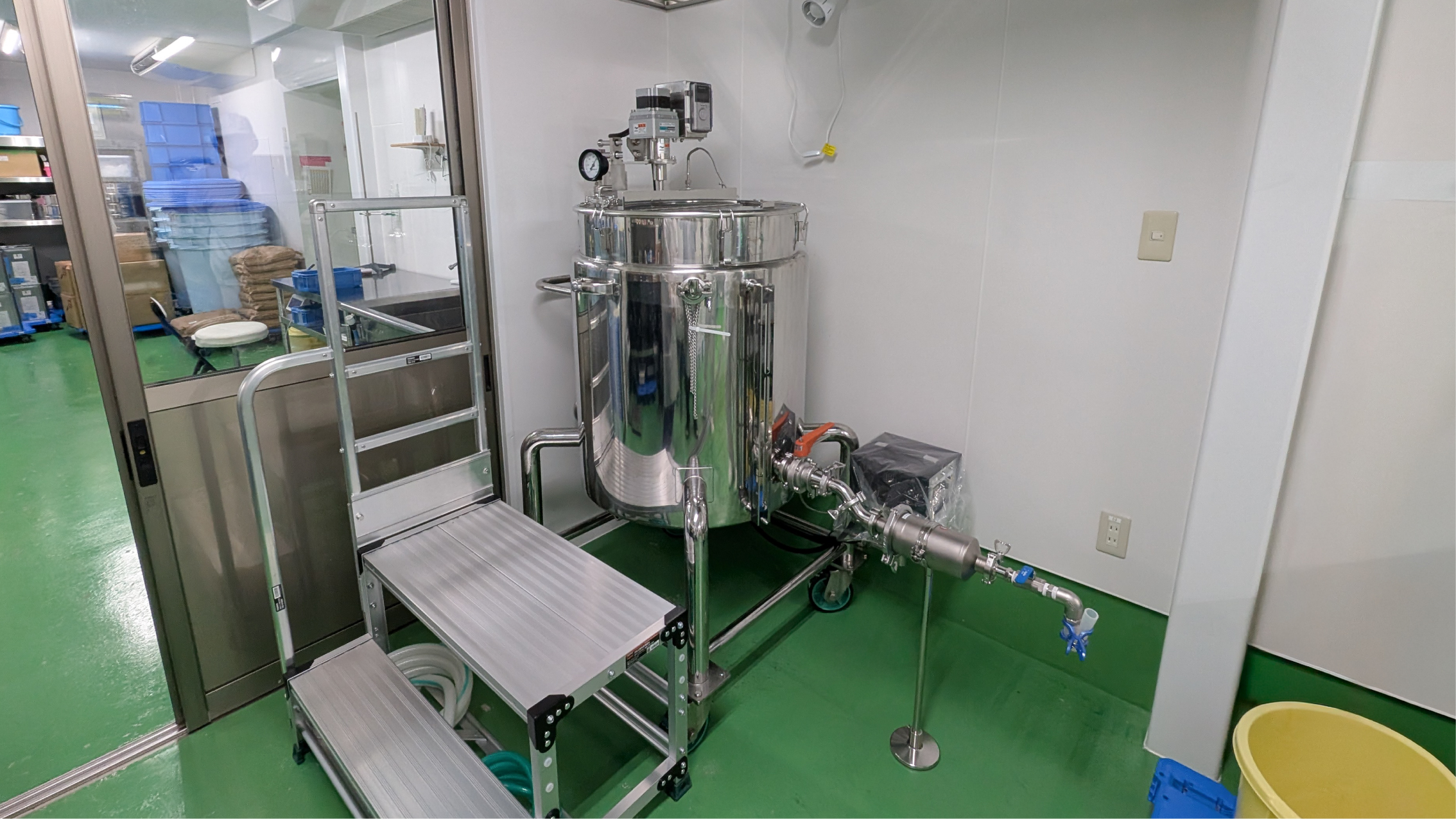 導入したヒーターユニット