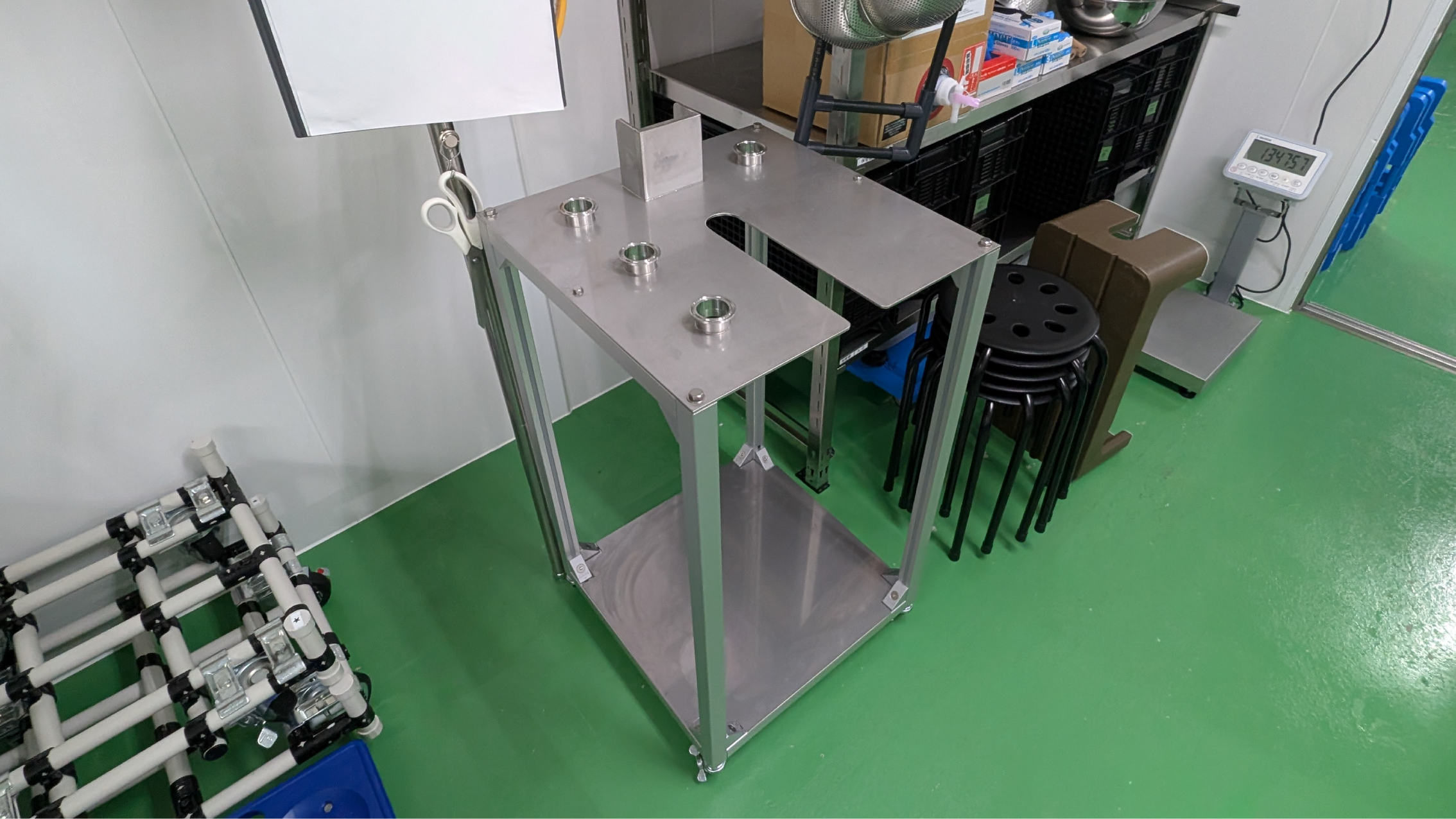 竪型撹拌機スタンド