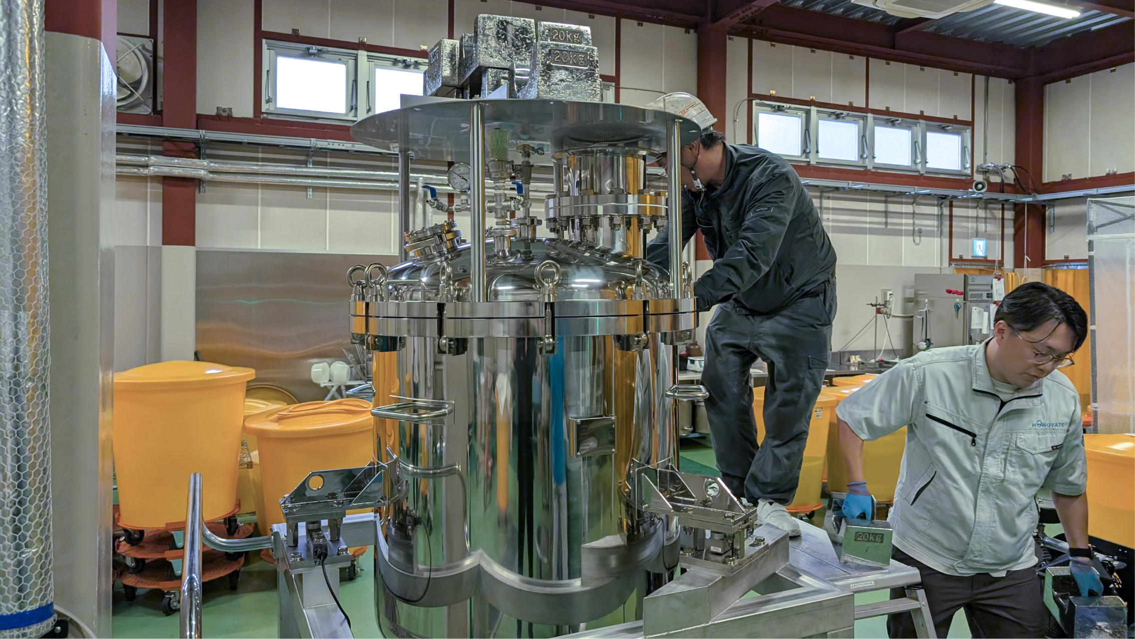 ロードセル校正作業