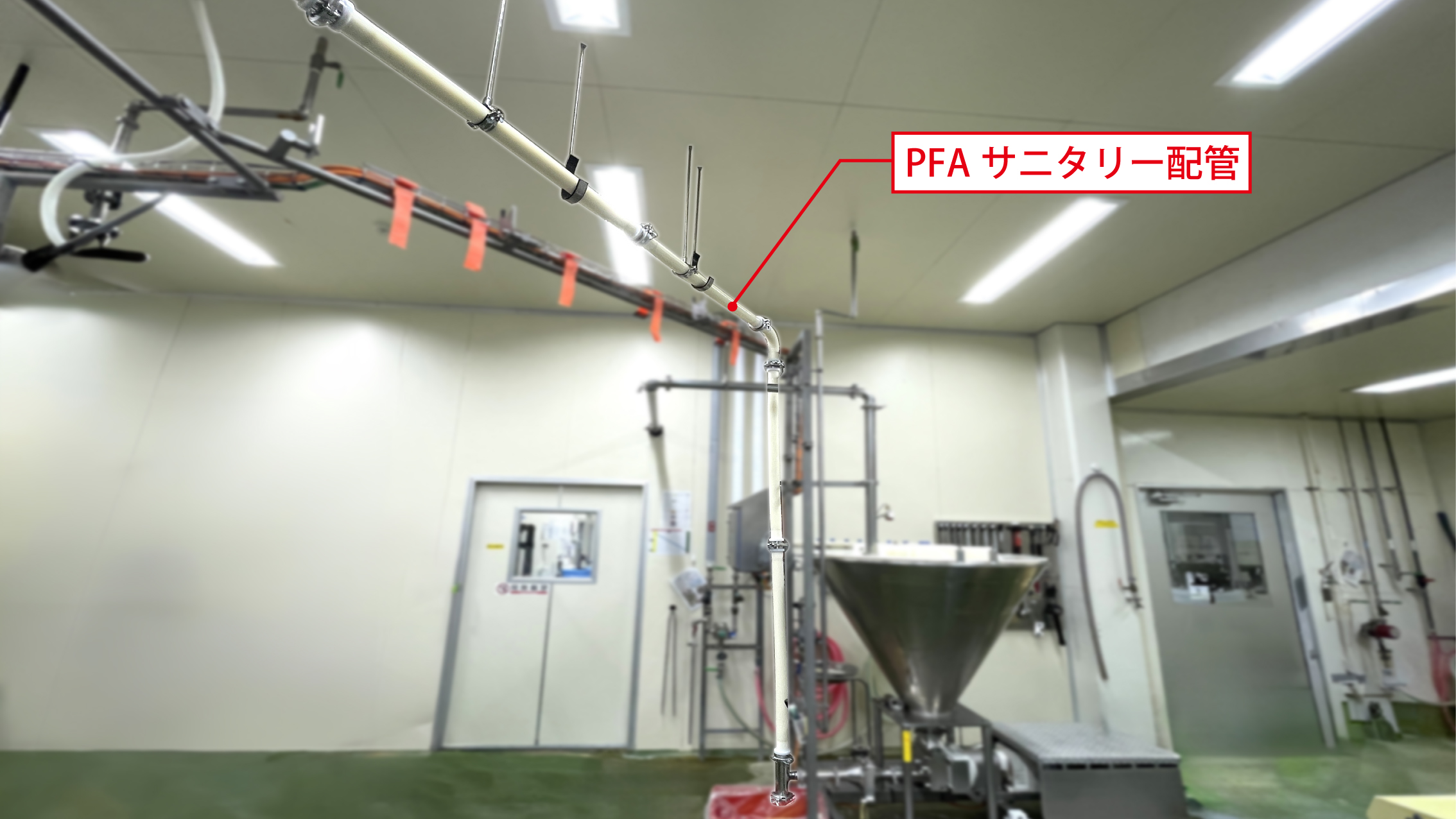 カスタマイズされたPFAサニタリー配管の設計と設置