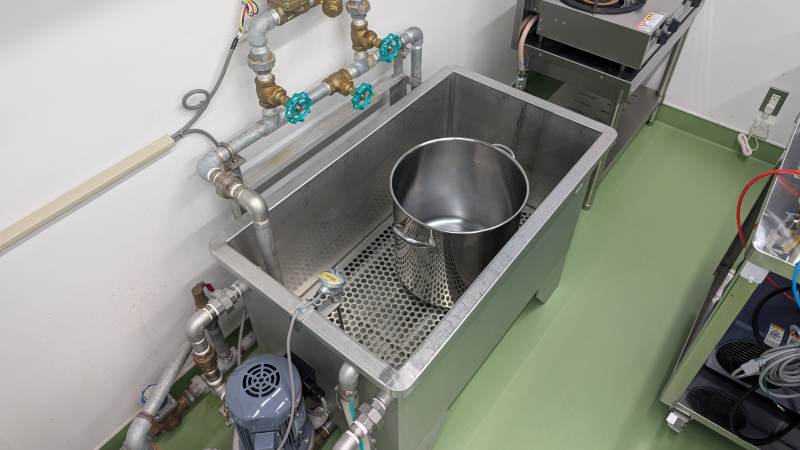 導入前：殺菌槽での製造工程