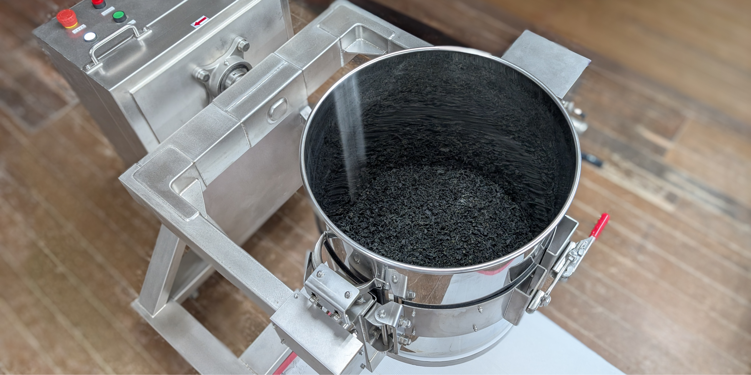 ロータリードラムミキサー導入現場