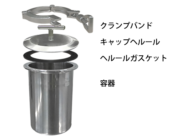 1L長期保存容器【採用事例】: カスタマイズ事例