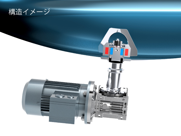 【SDM】マグネット式下部撹拌機 低せん断・標準モデル 60営業日以内に出荷 SDM60