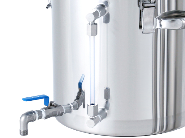CTHV-LV-AIV】レベル計・バルブ付密閉容器 空気抜付(CTHV-LV-AIV