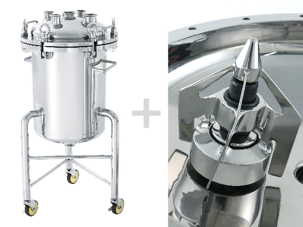医薬品向け下部撹拌ユニット【PBU】(ZFタイプ バルブ自動式 100L 医薬品向け下部撹拌ユニット【PBU】(ZFタイプ バルブ自動式 100L