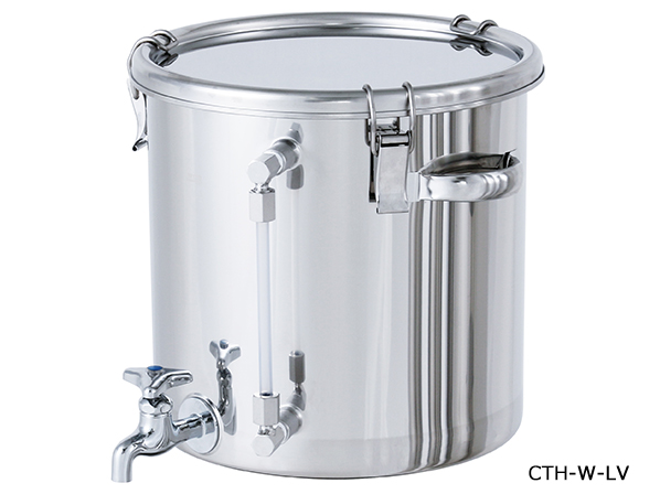 CTH-W-LV】レベル計・蛇口付密閉容器(CTH-W-LV-30 : 容量 20L 15 CTH-W-LV】レベル計・蛇口付密閉容器(CTH-W-LV-30 : 容量 20L 15