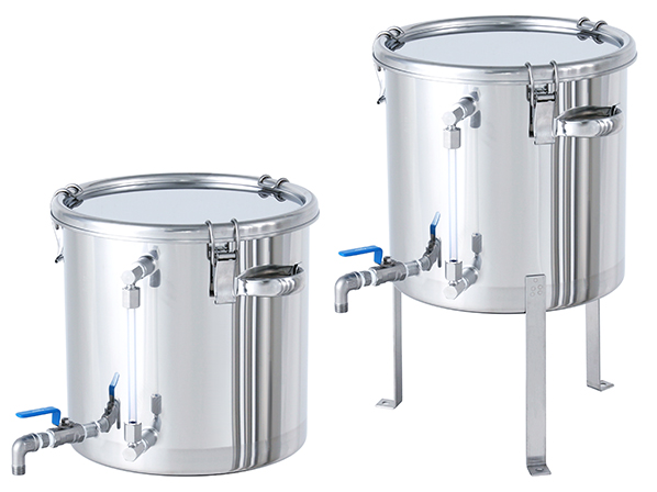 CTHV-LV】レベル計・バルブ付密閉容器(CTHV-LV-30 : 容量 20L 15 CTHV-LV】レベル計・バルブ付密閉容器(CTHV-LV-30 : 容量 20L 15