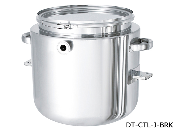 【DT-CTL-J-BRK】鏡板型ジャケット密閉容器 バンド式 ブラケット付