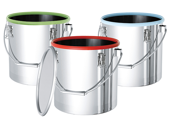 【新製品】色分け管理と異物混入対策の密閉容器