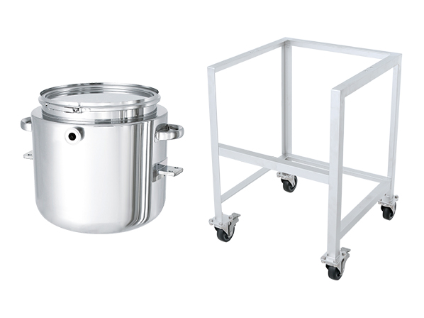 【新製品】架台付きのジャケット容器