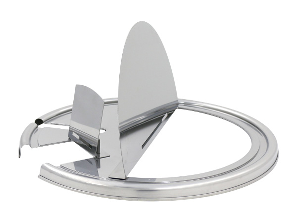 【特注事例】洗浄しやすい開閉蓋（投げ込みヒーター付き撹拌タンク用）