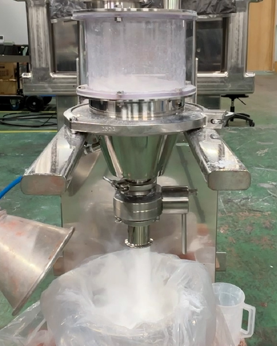 エアレーションありでシリカが全量排出される様子