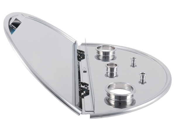 【採用事例】角度保持機構付き 開閉蓋（トルクヒンジ仕様）