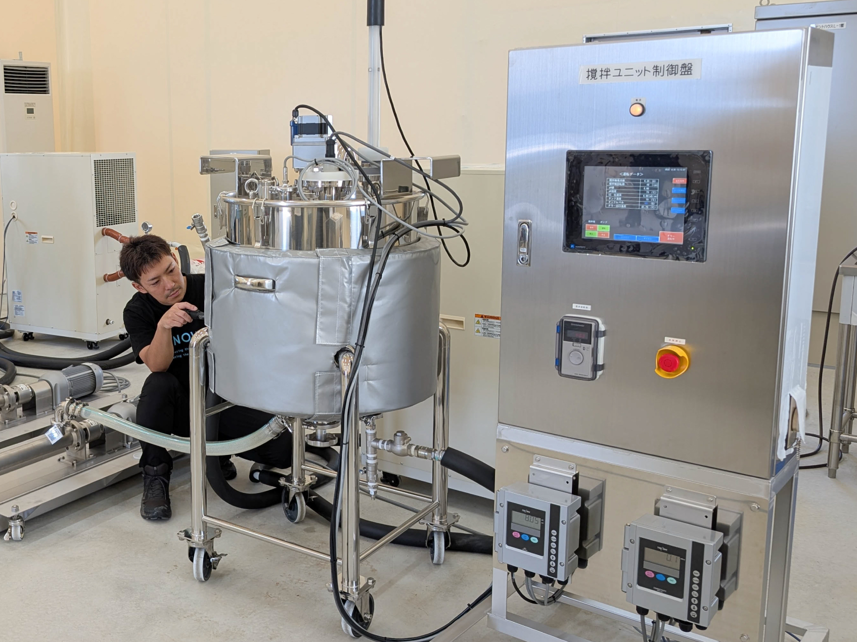 【導入事例】資源循環の技術開発が、ここから動く。有機酸発酵の設備2台を一式で導入。
